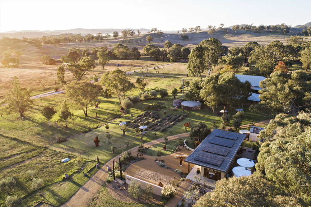 rosby cellar door winery mudgee nsw drone