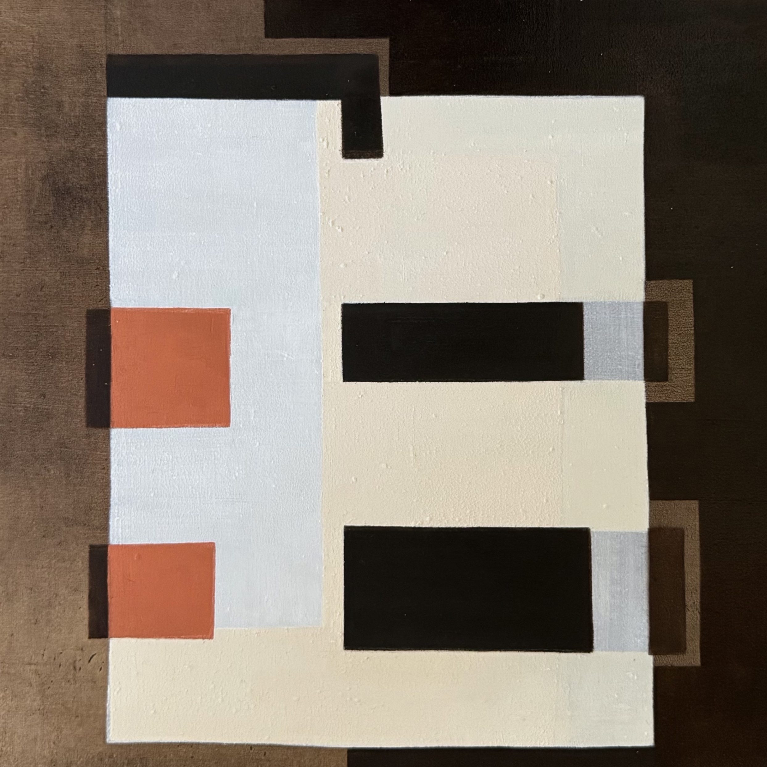 Pigment / Wax + Oil on Canvas by Leonie Barton